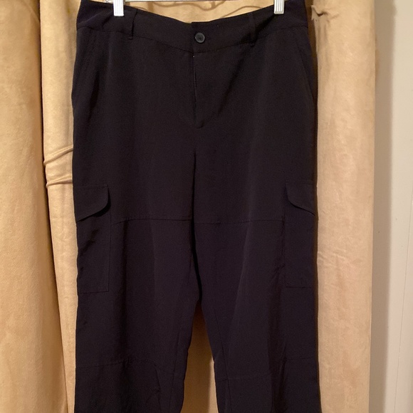 Chaps Pants - Chaps capris black silky cargo